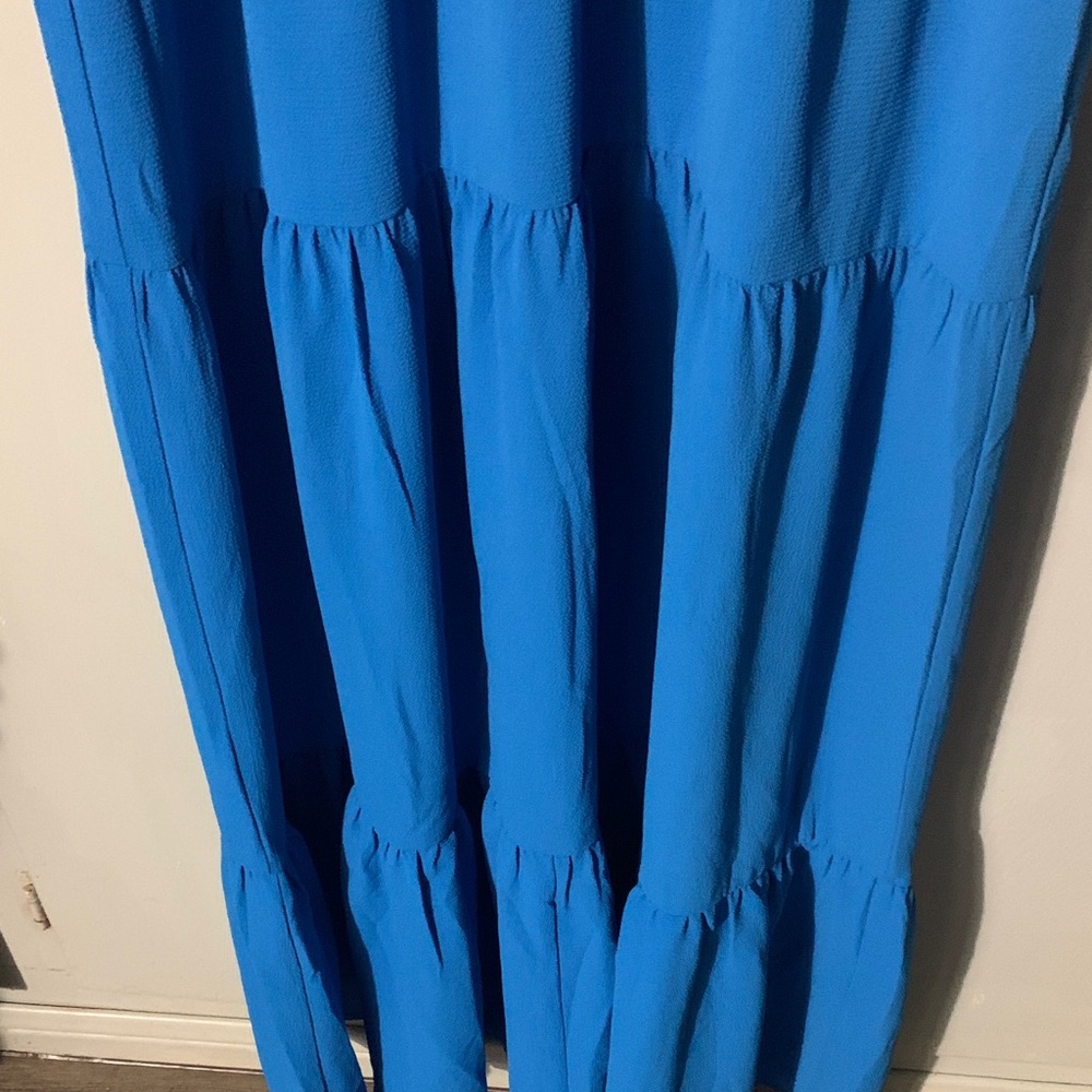 London Times Royal Blue Maxi Dress - Picture 5 of 8